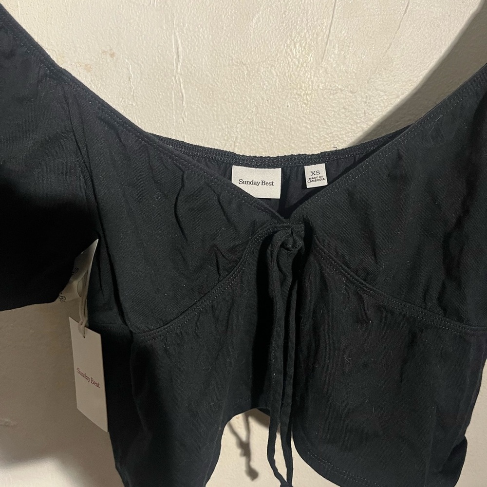 Sunday Best Elegant Black Blouse